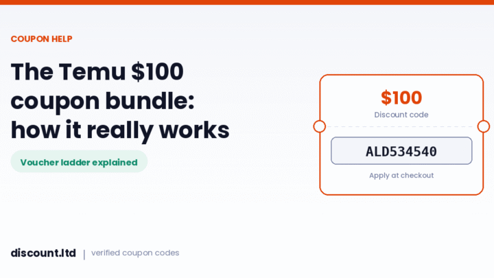 The Temu $100 Coupon Bundle: How It Actually Works